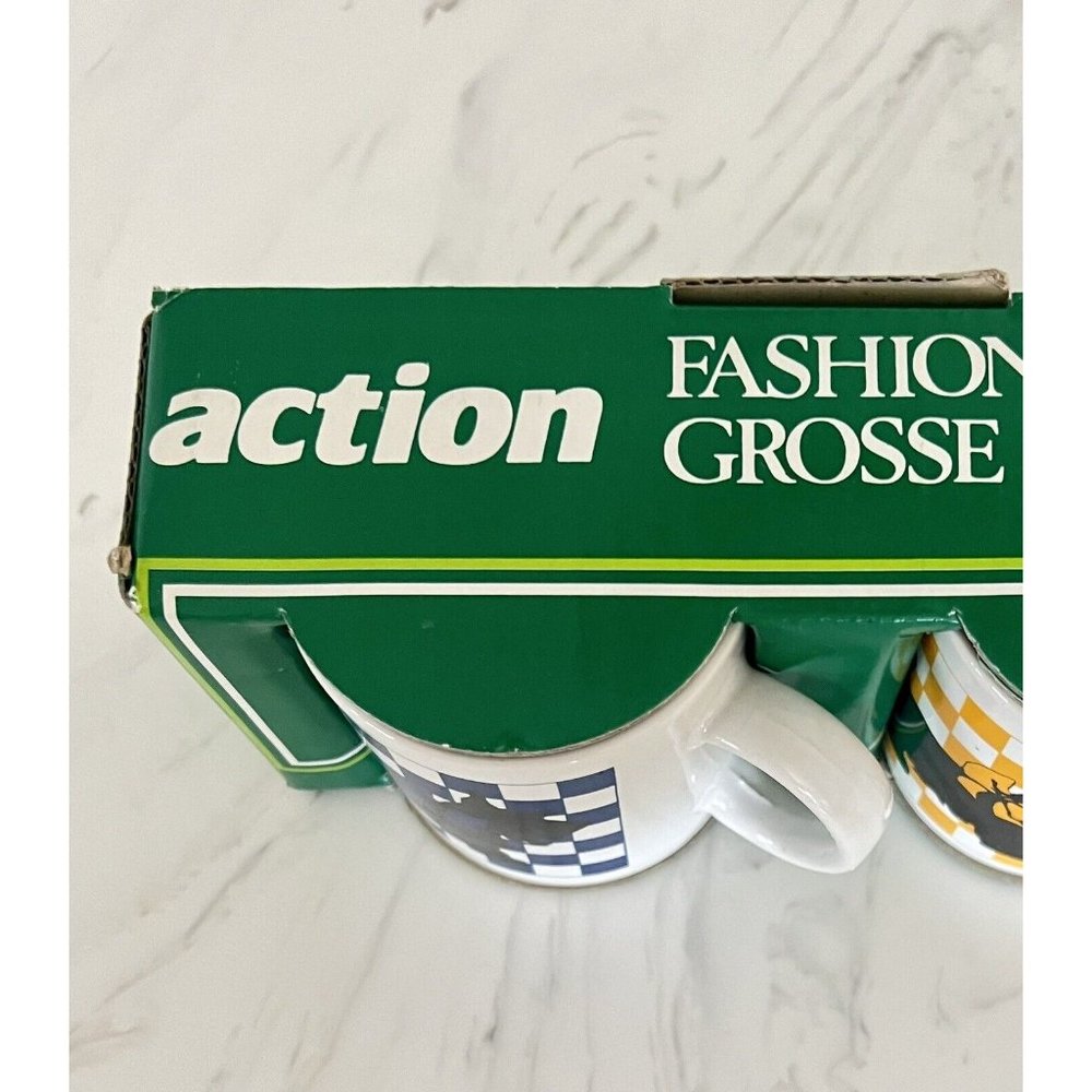 VINTAGE NEW Scottie Dog Mugs Set of 4 Scottish Terrier Coffee Tea Cups 1985 80s - Picture 6 of 8